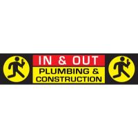 In & Out Plumbing and Construction Logo