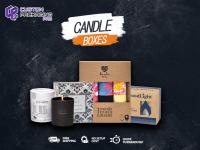 Custom Printed Candle Packaging Boxes Logo