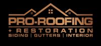 Pro-Roofing + Restoration Logo