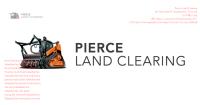 Pierce Land Clearing Logo