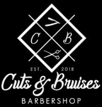 Cuts & Bruises Barbershop Logo