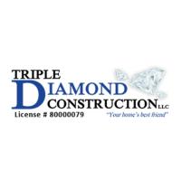 Triple Diamond Construction Logo