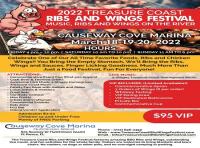 Treasure Coast Ribs Wings and Music Festival Logo