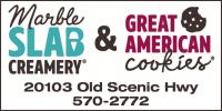 Great American Cookie / Marble Slab Ice Cream Logo