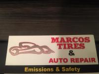 Marcos tires & auto repair Logo