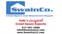 SwainCo. Crawl Space and Basement Repair Logo
