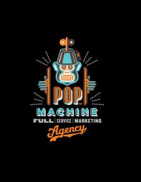 Website Design Services of Pop Machine Agency Logo