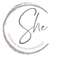 SHE - Superior Health Experience logo