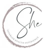 SHE - Superior Health Experience Logo