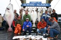 Alaska Chinook Fishing Seward Logo