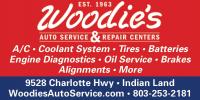 Woodie's Auto Service Logo