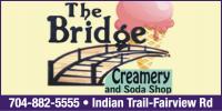 The Bridge Creamery & Soda Shop logo
