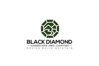 Black diamond landscape and lighting Logo