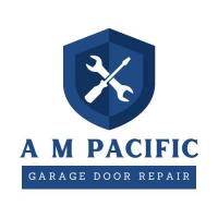 A M Pacific Garage Door Repair Logo