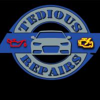 Tedious Repairs - Chico Automotive Mechanic Transmission Brakes AC Shop Logo
