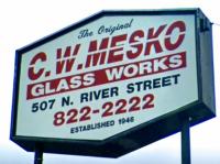 C W Mesko Glassworks logo