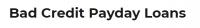 Bad Credit Payday Loans Inc Logo