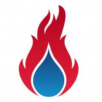 Rain Fire Restoration Logo