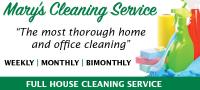 Mary's Cleaning Service logo