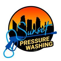 sunset pressure washing Logo