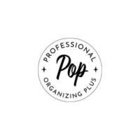 Professional Organizing Plus (POP) Logo