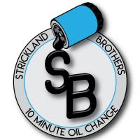 Strickland Brothers 10 Minute Oil Change Logo