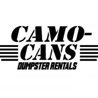 Camo Cans Dumpster Rental Logo