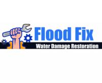 FloodFix Water Damage Restoration Logo