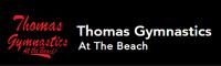 Thomas Gymnastics at the Beach Logo