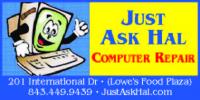 Just Ask Hal Computer Repair logo