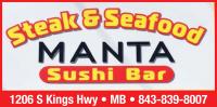 Manta Sushi Bar logo