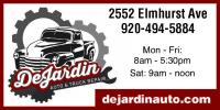 DeJardin Auto & Truck Repair Logo