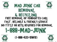 Mad Junk Car Removal Logo