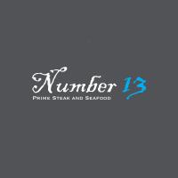 Number 13 Prime Steak and Seafood Logo