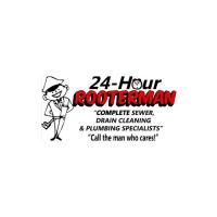 24-Hour Rooter Man Plumbing Logo