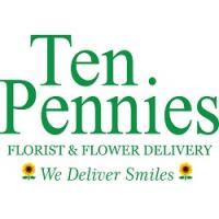 Ten Pennies Florist & Flower Delivery Logo