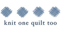 knit one quilt too Logo