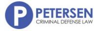 Petersen Criminal Defense Law Logo