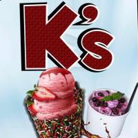 K'S FROZEN DELIGHTS AND MORE logo