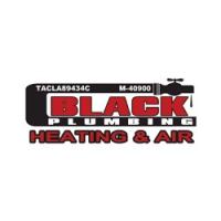 Black Plumbing Heating & Air Logo