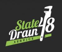 State 48 Drain Plumber Service Logo