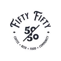 50/50 Coffee House & Pub Logo