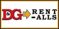 D & G Rent Alls logo