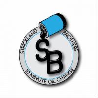 Strickland Brothers 10 Minute Oil Change Logo