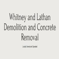 White & Lathan Demolition and Concrete Removal Logo