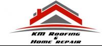 KM Roof and Home Repair Logo