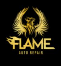 Flame Auto Repair Logo