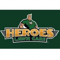 Heroes Lawn Care Logo