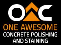 One Awesome Concrete Polishing and Staining Logo