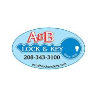 A & B Lock and Key Logo